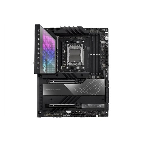 Asus | ROG CROSSHAIR X670E HERO | Processor family AMD | Processor socket AM5 | DDR5 DIMM | Memory slots 4 | Supported hard disk